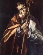 GRECO, El Apostle St Thaddeus oil on canvas